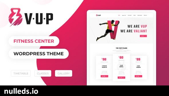 VUP - Fitness Center WordPress Theme