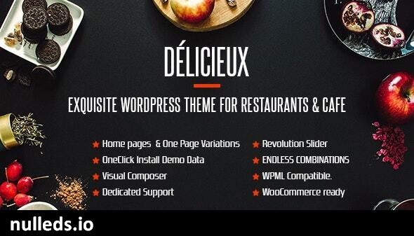 Delicieux | Creative Restaurant WordPress Theme