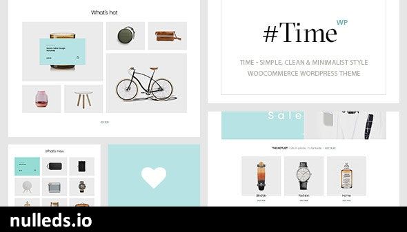 Time - Minimalist WooCommerce WordPress Theme