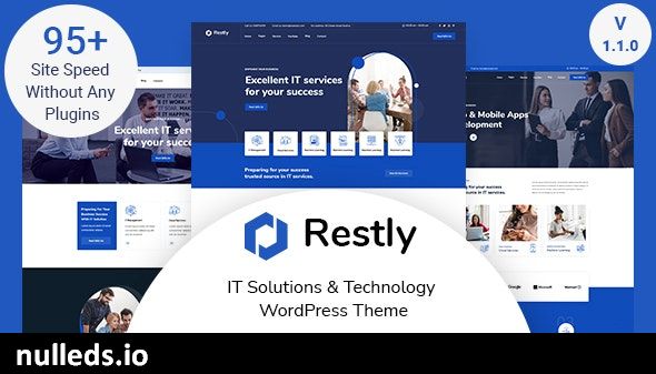 Restly - IT Solutions & Technology WordPress Theme