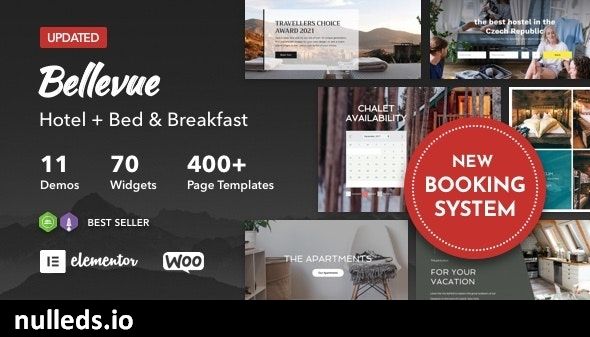 v4.2.3 Hotel + Bed and Breakfast Booking Calendar Theme | Bellevue