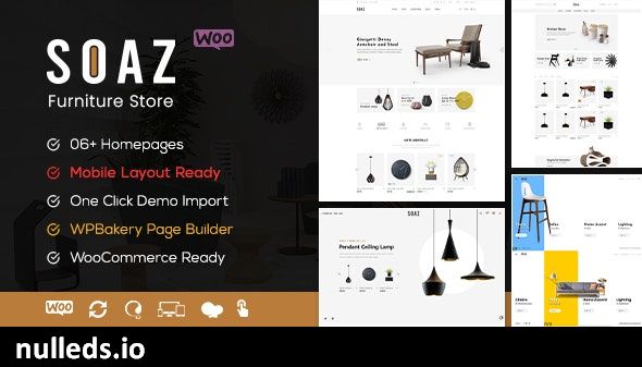 Soaz - Furniture Store WooCommerce WordPress Theme (Mobile Layout Ready)