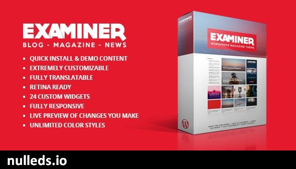 Examiner Magazine Theme