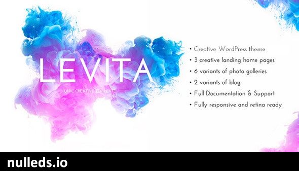 Levita -  Photography WordPress