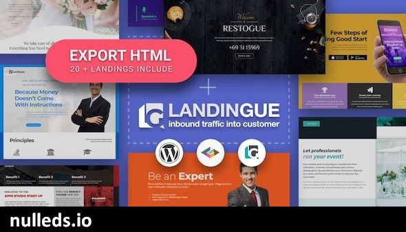 Landingue - Landing and One Page Builder Plugin for WordPress Site