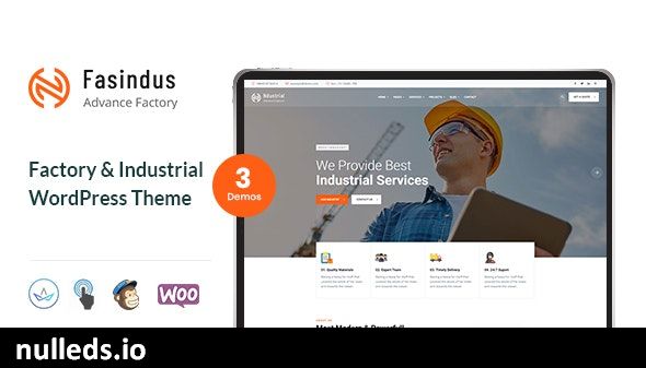 Industry & Factory  WordPress Theme