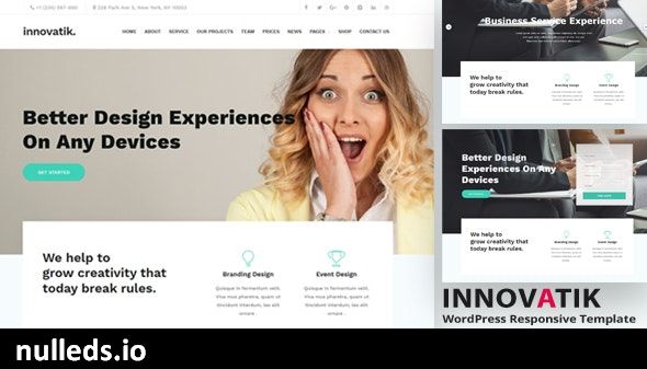 Innovatik - Business Consulting and Professional Services WordPress Theme