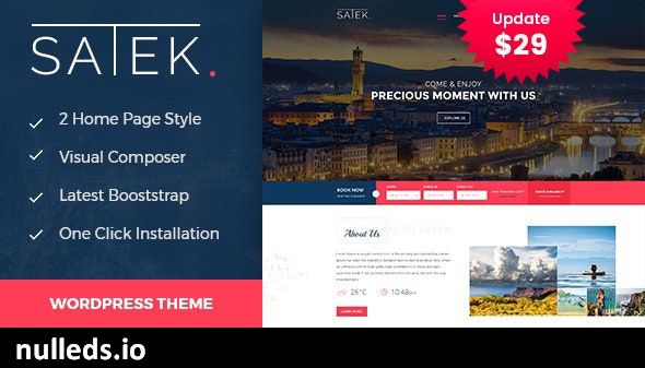 Satek : Resort and Hotel WordPress Theme