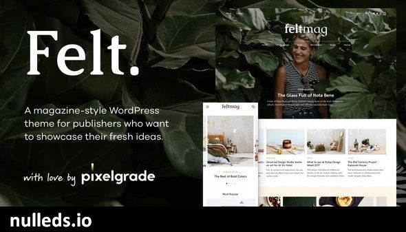 Felt - A Digital Magazine Style WordPress Theme