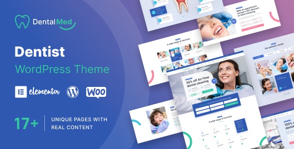 DentalMed - Dentist Clinic WordPress Theme