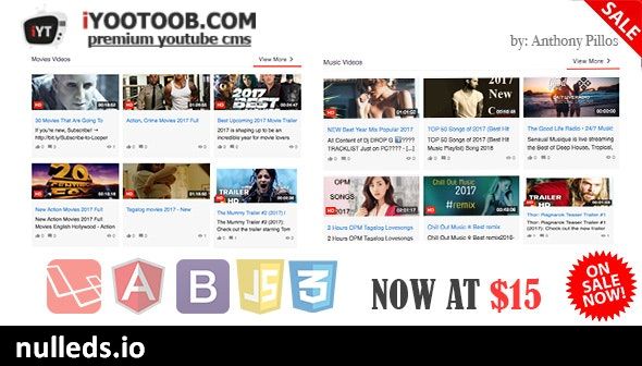 iYOOTOOB - PREMIUM YOUTUBE CMS