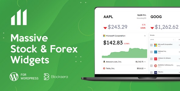 Massive Stock Market & Forex Widgets