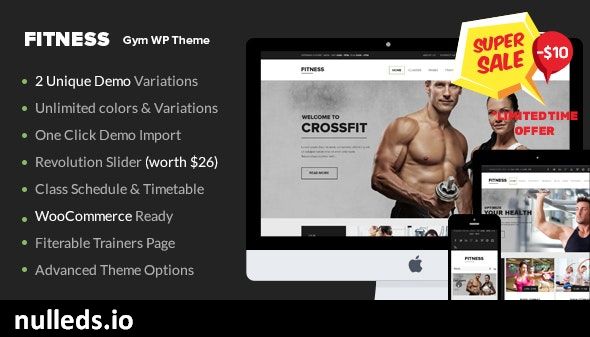 Gym WordPress Theme | Fitness