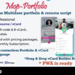 Mop - SaaS Portfolio / Resume /  vCard / Digital Business card