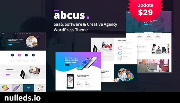 Abcus - App & SaaS Startup WordPress Theme