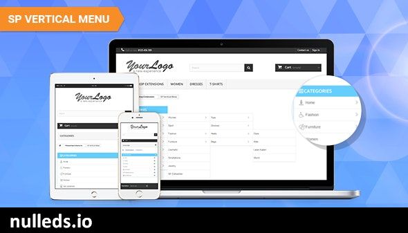 SP Vertical Menu - Responsive Module