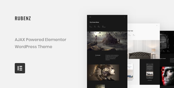 Rubenz – Creative Portfolio AJAX WordPress Theme