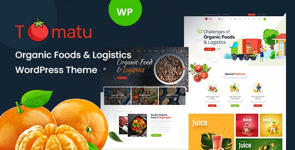 Tomatu - Organic Food WordPress Theme