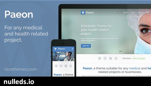 Paeon - Medical WordPress Theme