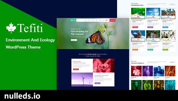 Tefiti- Environment & Ecology WordPress Theme