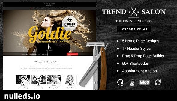 Trend Salon - Hairdresser WordPress