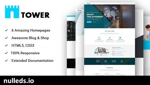 TOWER - Corporate Business Multipurpose WordPress Theme