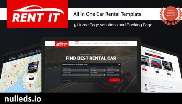 Rentit - Multipurpose Vehicle Car Rental WordPress Theme