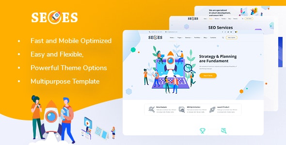 Seoes - Marketing Agency WordPress Theme