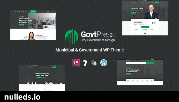 GovtPress - Municipal and Government WordPress Theme