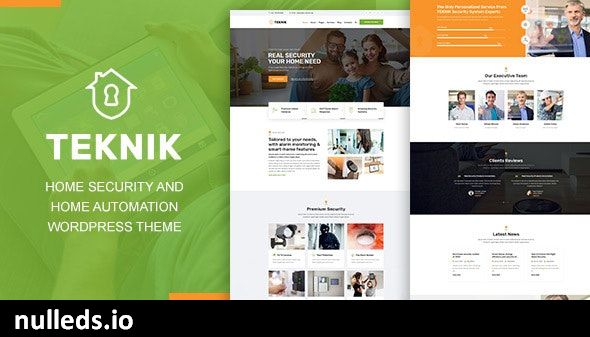 Teknik - Home Security Agency WordPress Theme