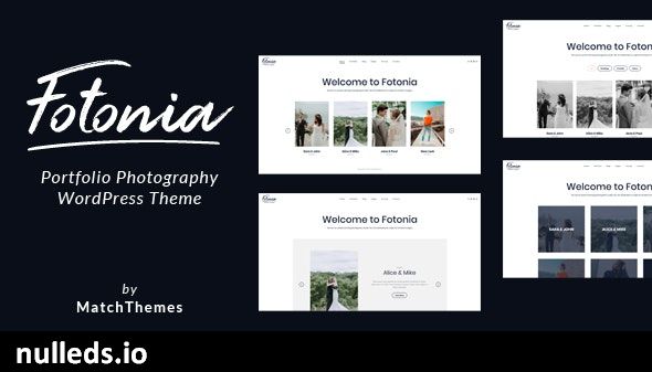 Fotonia - Portfolio Photography Theme for WordPress