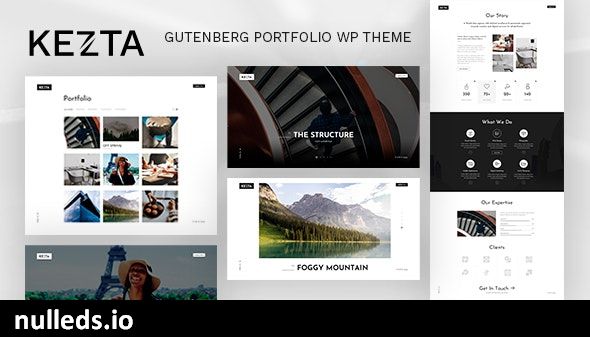 Kezta - Gutenberg Portfolio for WordPress