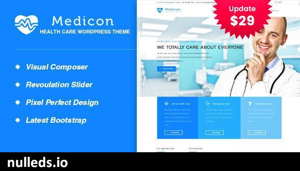 Medicon - Health and Medical WordPress Theme