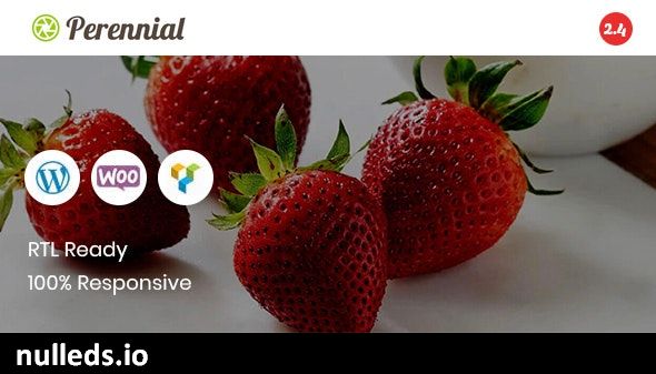 Perennial - Store WooCommerce WordPress for Organic Food Theme