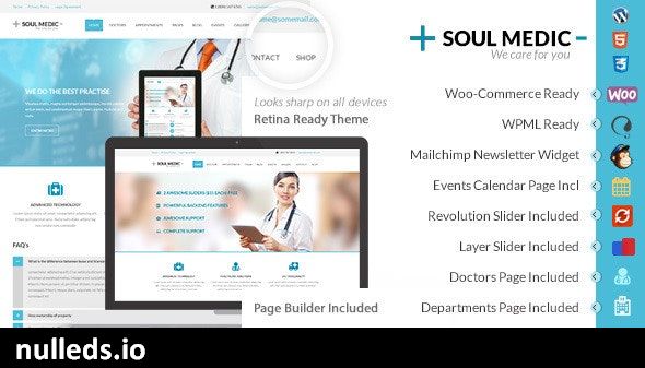 SoulMedic | Hospital & Doctor WordPress Theme