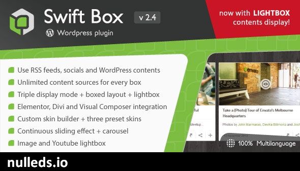 Swift Box - Wordpress Contents Slider and Viewer