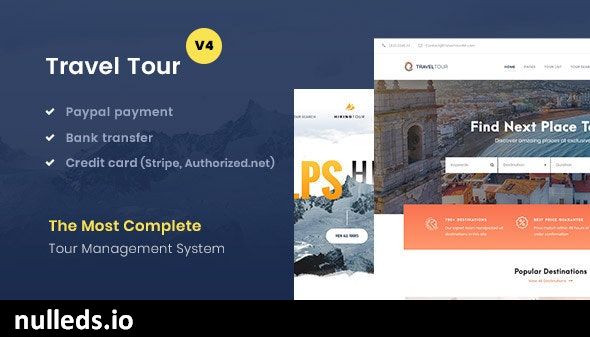 v5.1.7 TravelTour - Travel & Tour Booking WordPress