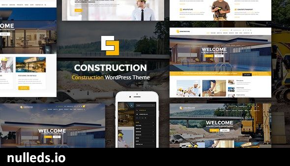 Construction - WordPress Theme