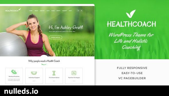 v3.0 Health Coach - Personal Trainer WordPress theme