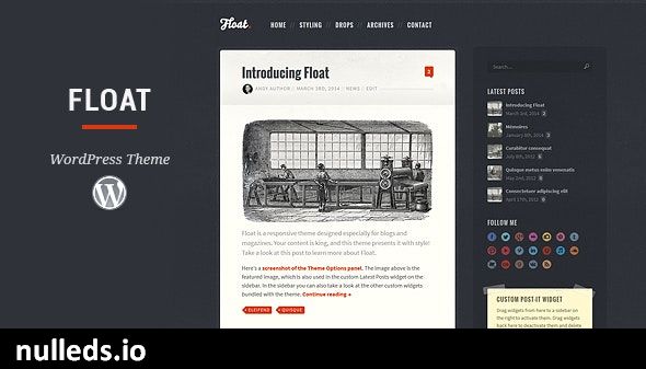 Float WordPress Theme