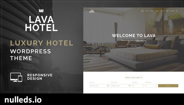 Lava - Luxury Hotel WordPress Theme