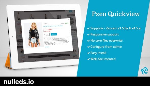 Pzen Quick View for Zencart