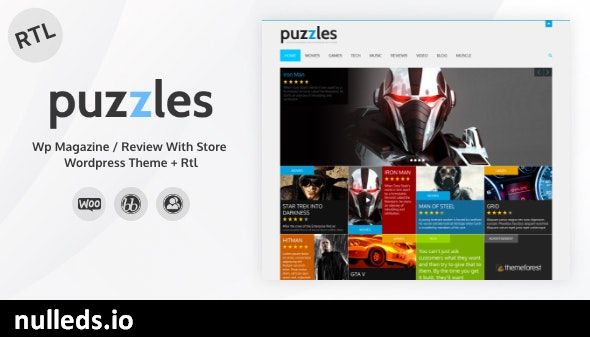 Puzzles | WP Magazine / Review with Store WordPress Theme + RTL