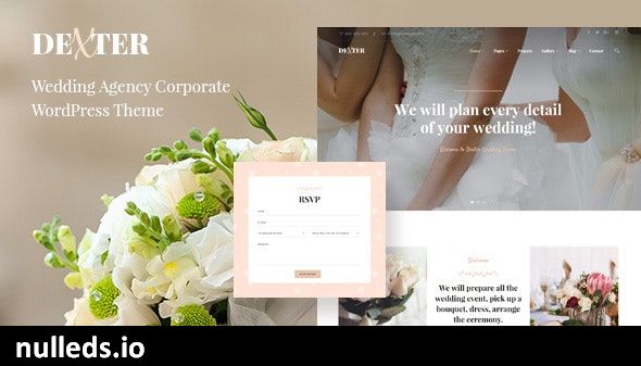 Dexter - Elegant Wedding WordPress Theme