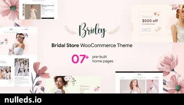 Bridey - Bridal Store WooCommerce WordPress Theme