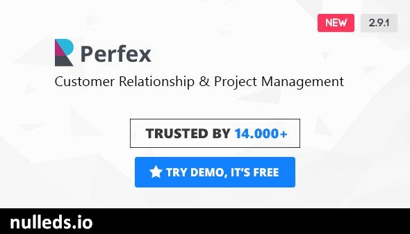 v3.0.6 Perfex - Powerful Open Source CRM