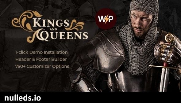 Kings & Queens | Historical War Medieval Reenactment WordPress Theme