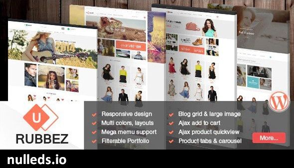 Rubbez- WooCommerce & Corporate WordPress Theme