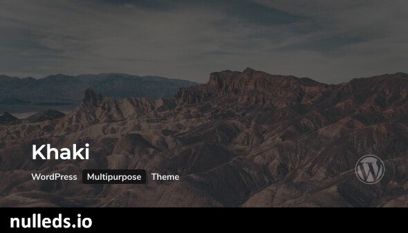 Khaki | Responsive Multi-Purpose WordPress Theme