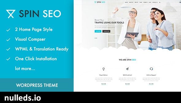 SPIN SEO - SEO & Business WordPress Theme!